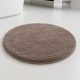 Shaggy szőnyeg Marbella plüss (Mink) Kerek 80cm Világos Barna