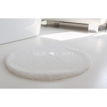 Shaggy szőnyeg Marbella plüss (White) kerek 