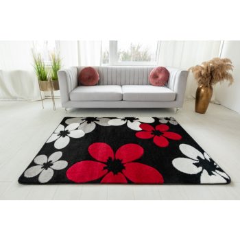 Modern Szőnyeg Margaret 307 (Black-Red) 