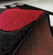 Modern Szőnyeg Margaret 307 (Black-Red) 