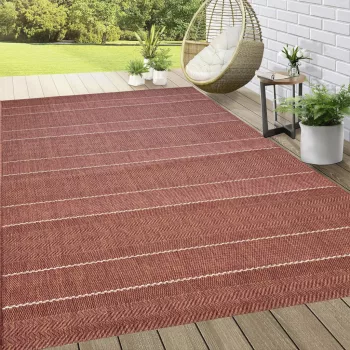Sizal szőnyeg Terrakota csíkos 80x150cm szőnyeg