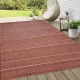 Sizal szőnyeg Terrakota csíkos 80x200cm szőnyeg