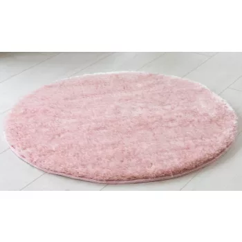 Shaggy szőnyeg  Crystal plüss (Pink) Kerek