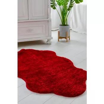 Shaggy szőnyeg  Crystal plüss (Red) Poszt
