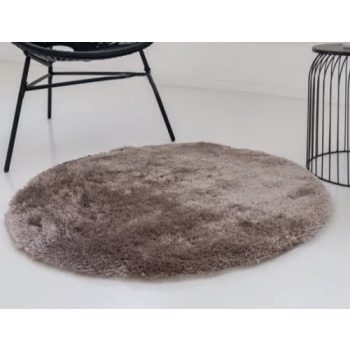 Shaggy szőnyeg Super plüss (Camel) Kerek