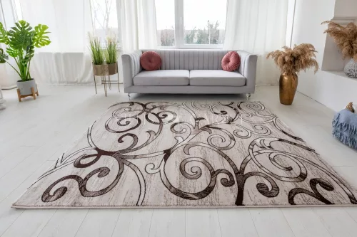Modern szőnyeg Urgup (1907) Bézs 60x220cm AKCIÓS OUTLET