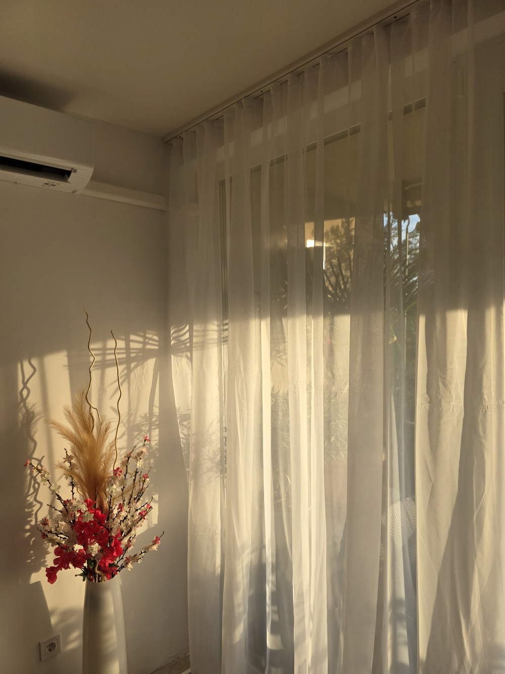 Kész függöny Damaskus Voial Fehér 300x160cm