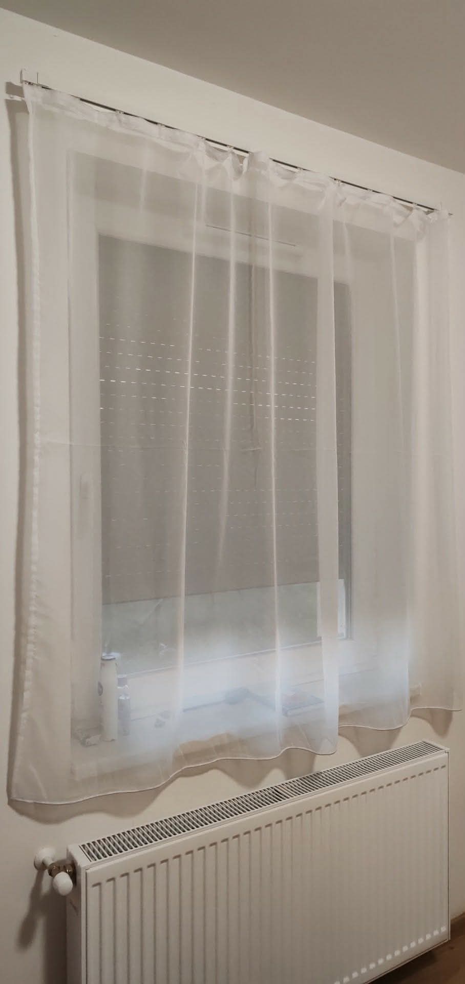Kész függöny Organza Lux voile Fehér 200x120cm
