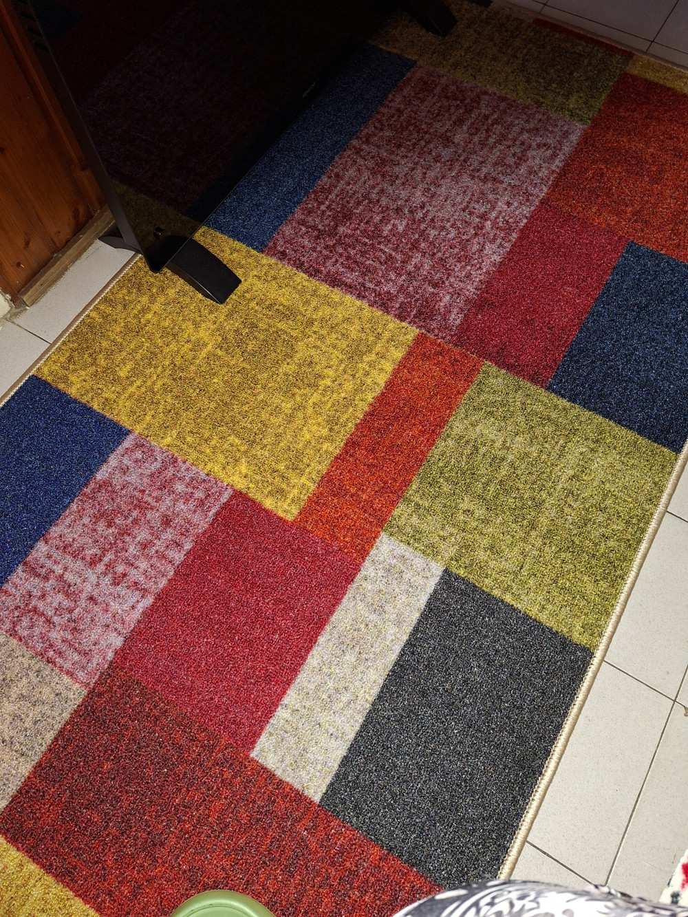 Futószőnyeg Patchwork minta 80cm széles méteráru Piros
