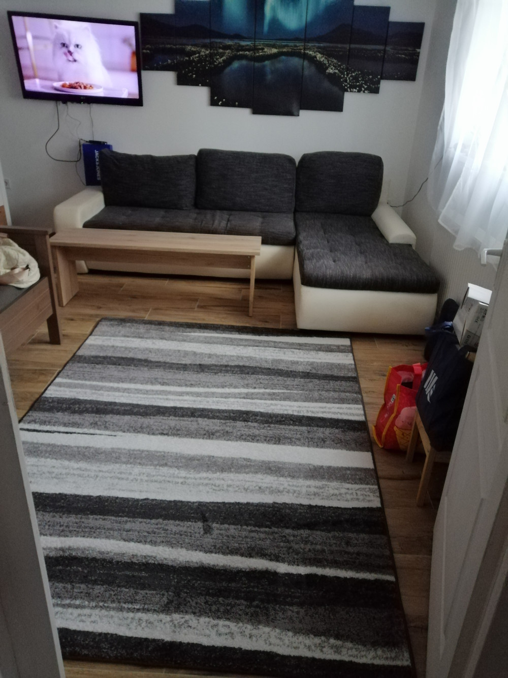 Modern szőnyeg Torino 5374 (Gray) 240x330cm Szürke
