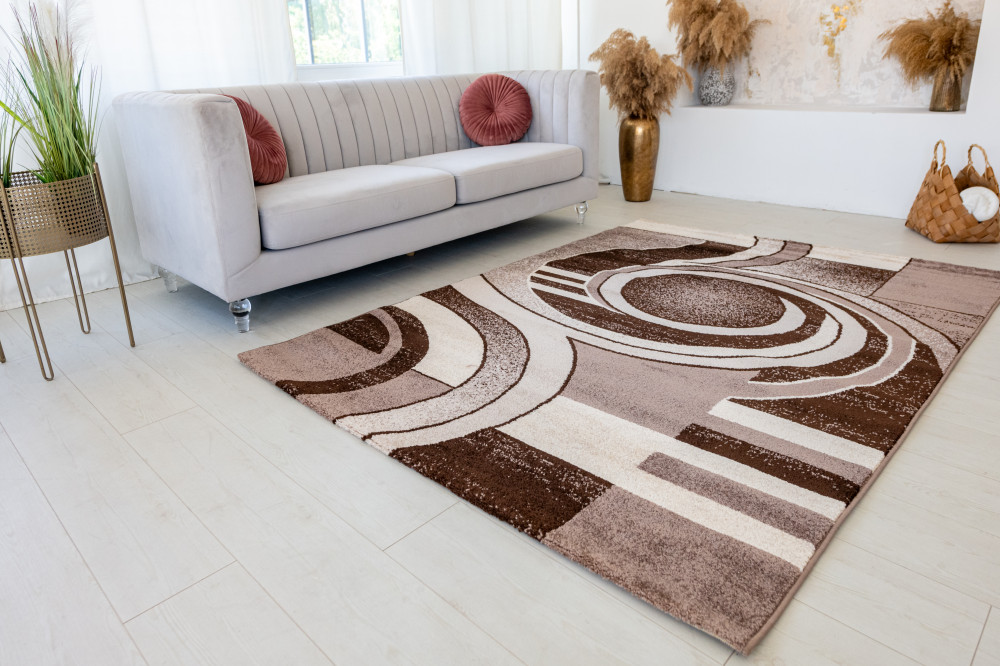 Modern szőnyeg Alina 2453 (Brown) 200x280cm Bézs