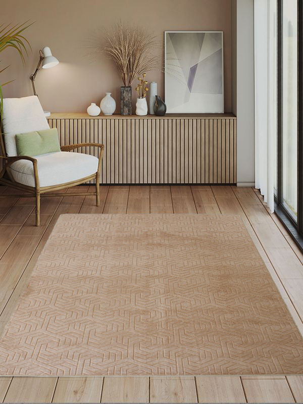 Modern szőnyeg Armoni Plüss (Beige) 60x220cm Bézs