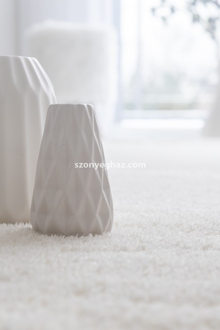 Shaggy szőnyeg Powder vajpuha (White) 80x250cm Fehér