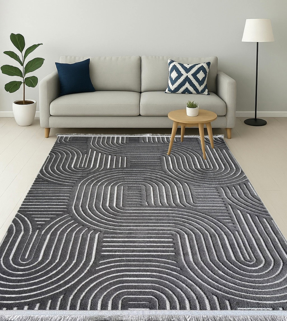 Modern szőnyeg Bohemian (Antracit) 120x170cm Sötétszürke