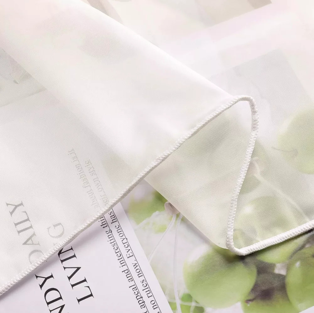 Függöny méteráru Lux Voile Damaskus 290cm magas Krém-Ekrü