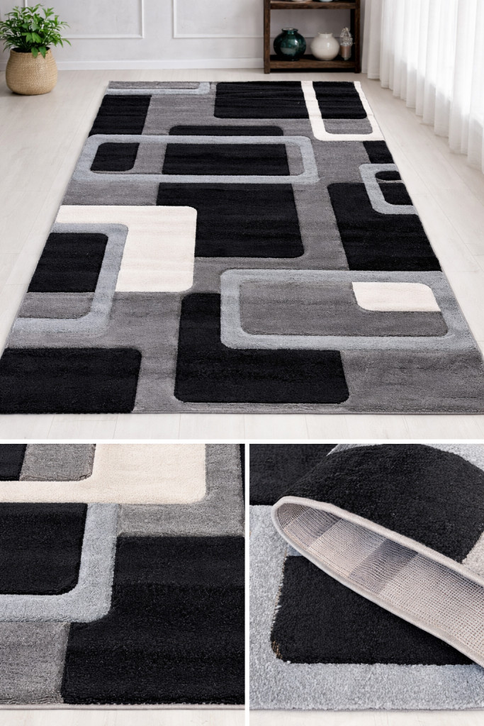 Modern szőnyeg Venice 1201 (Gray) 200x280cm Szürke