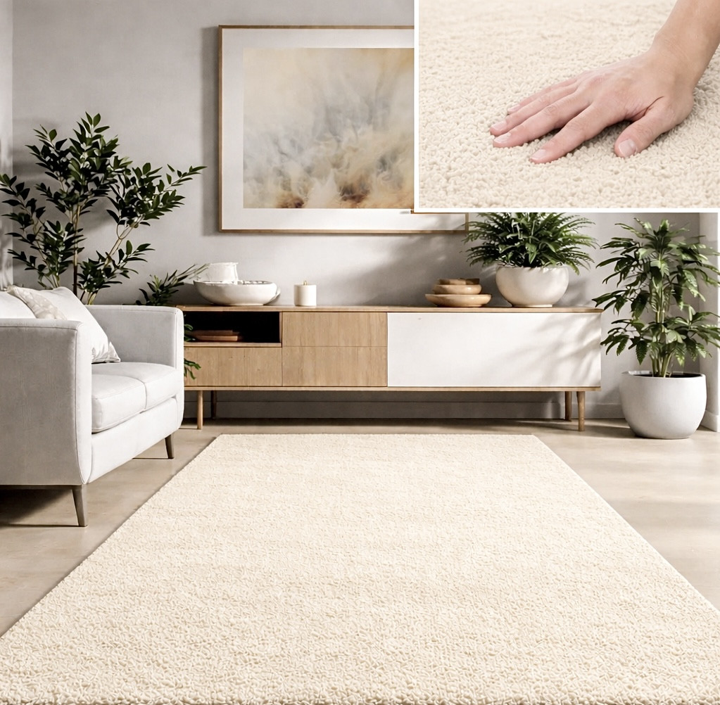 Modern szőnyeg Industrial Lux (Cream) 200x400cm Krém