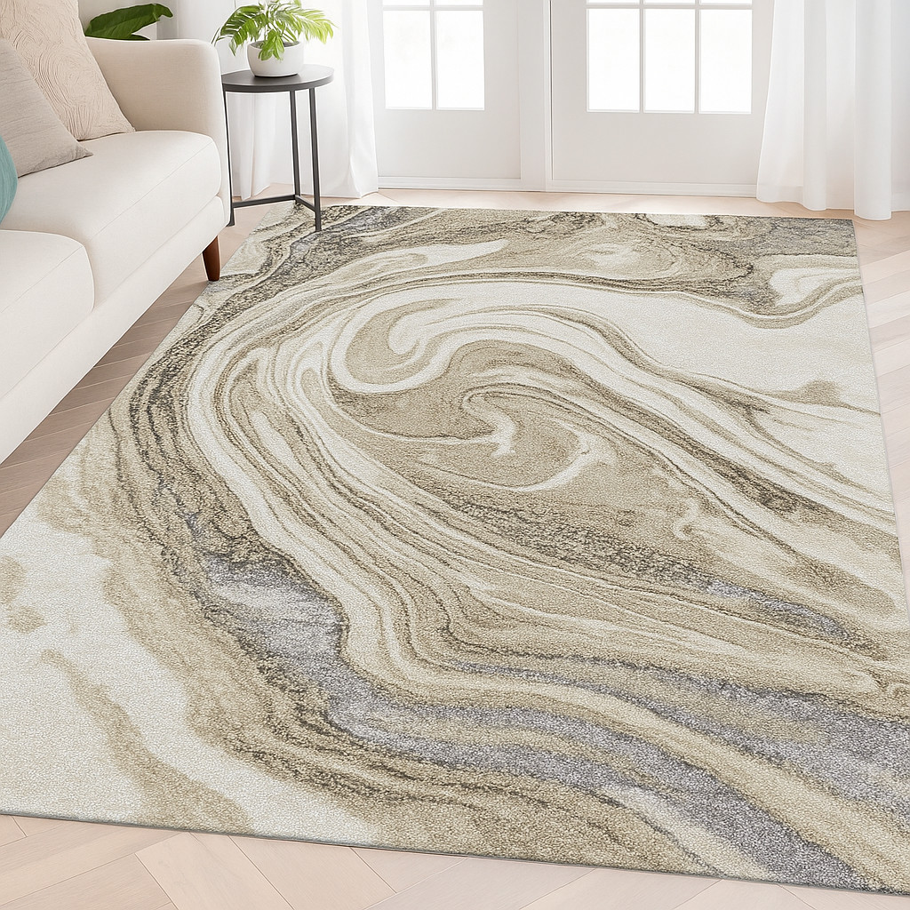 Modern szőnyeg Marble 163 (Beige) 200x280cm Bézs
