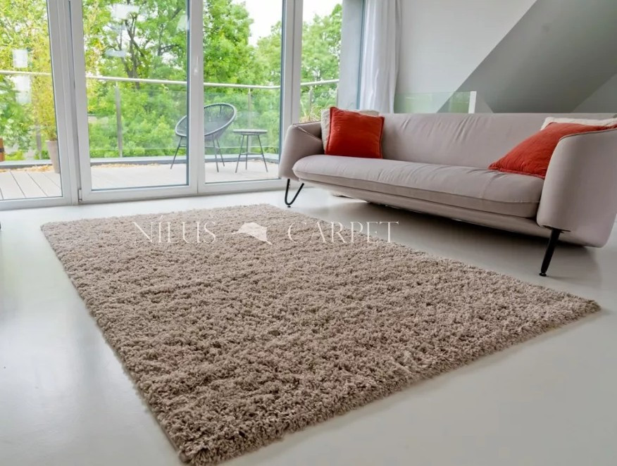 Shaggy szőnyeg Manhattan (Beige) 80x250cm Bézs