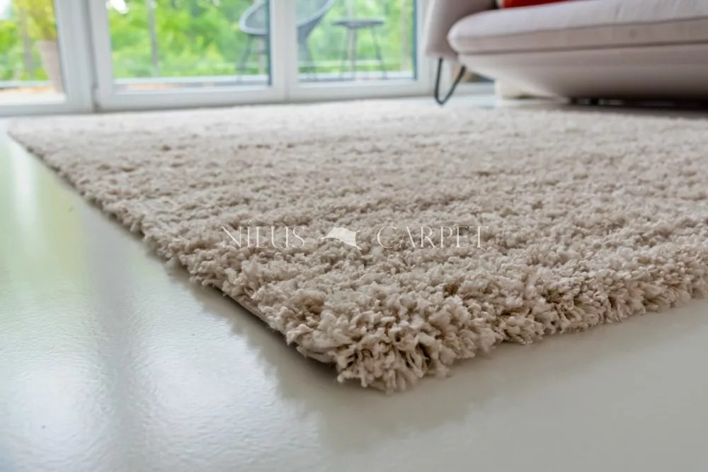 Shaggy szőnyeg Manhattan (Light Beige) 80x250cm Világos Bézs