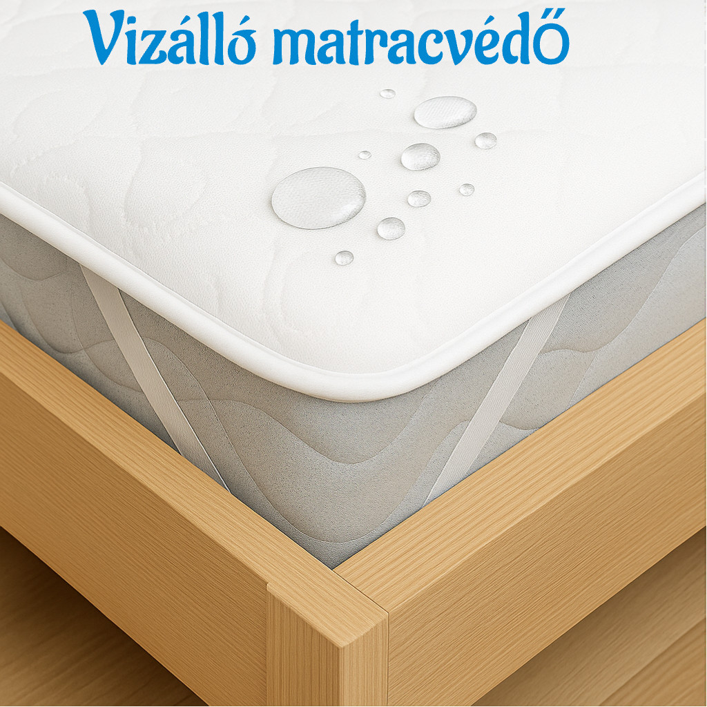 Steppeltt Matracvédő Vízálló Pamut 90x200cm