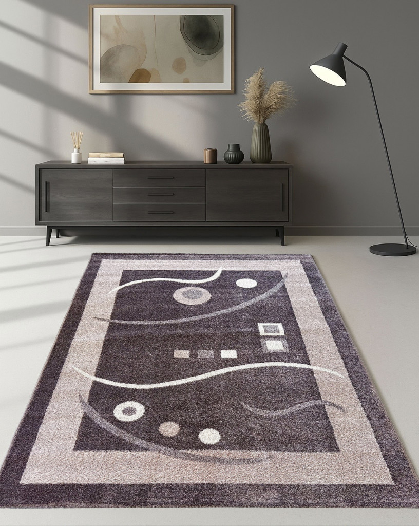 Modern szőnyeg Perry 5010 (D.Vizon) 120x170cm Barna