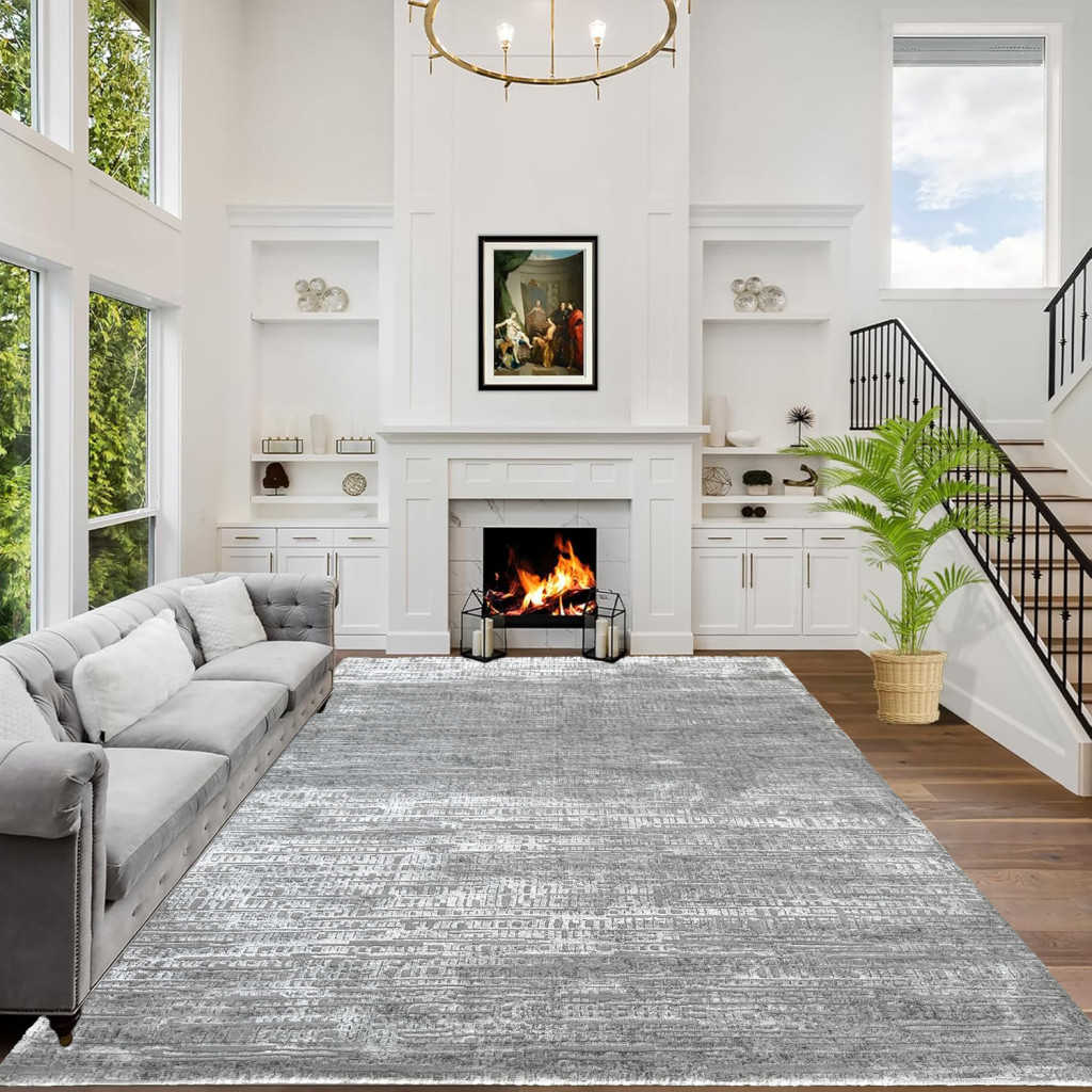 Modern szőnyeg Porto Lux 7733 (Grey) 80x250cm Szürke