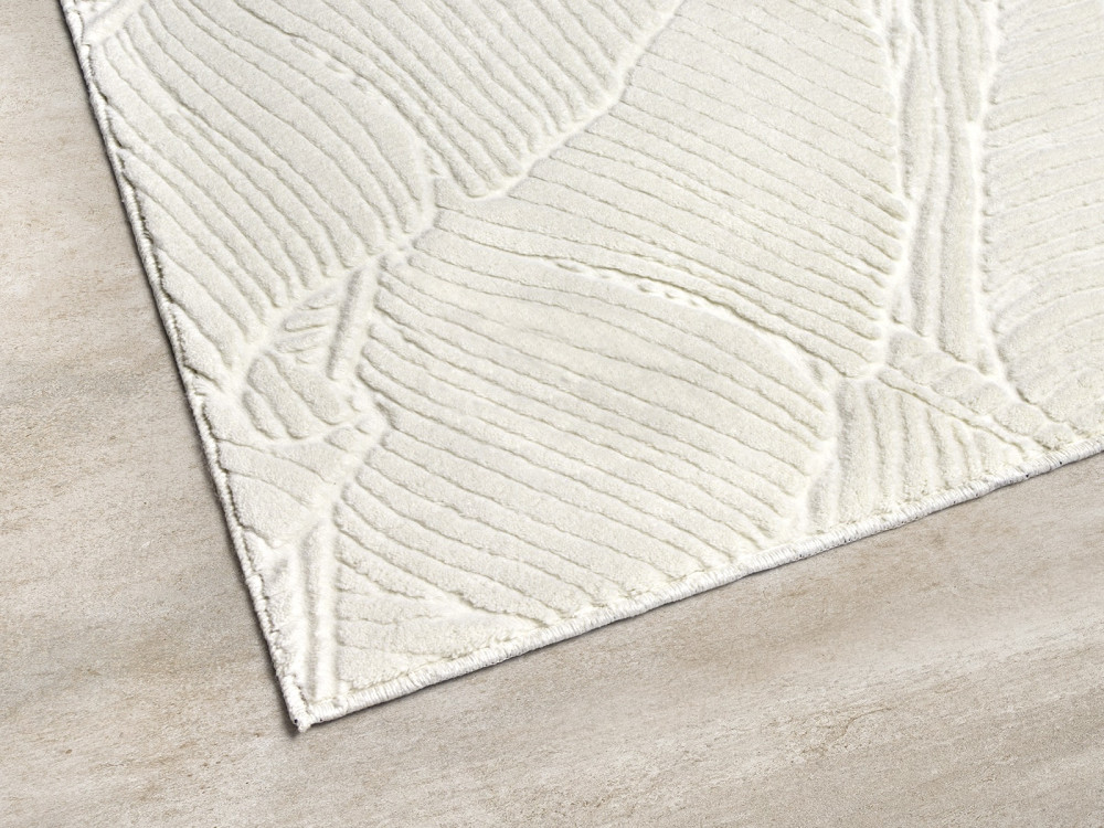 Modern szőnyeg Rio 3D Garden (Cream) 150x220cm Krém