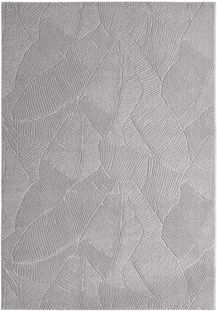 Modern szőnyeg Rio 3D Garden (Grey) 80x150cm Szürke