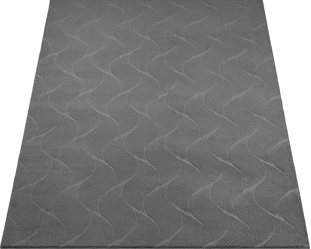 Modern szőnyeg Rio 3D Orla (Antracit) 240x330cm Sötét Szürke
