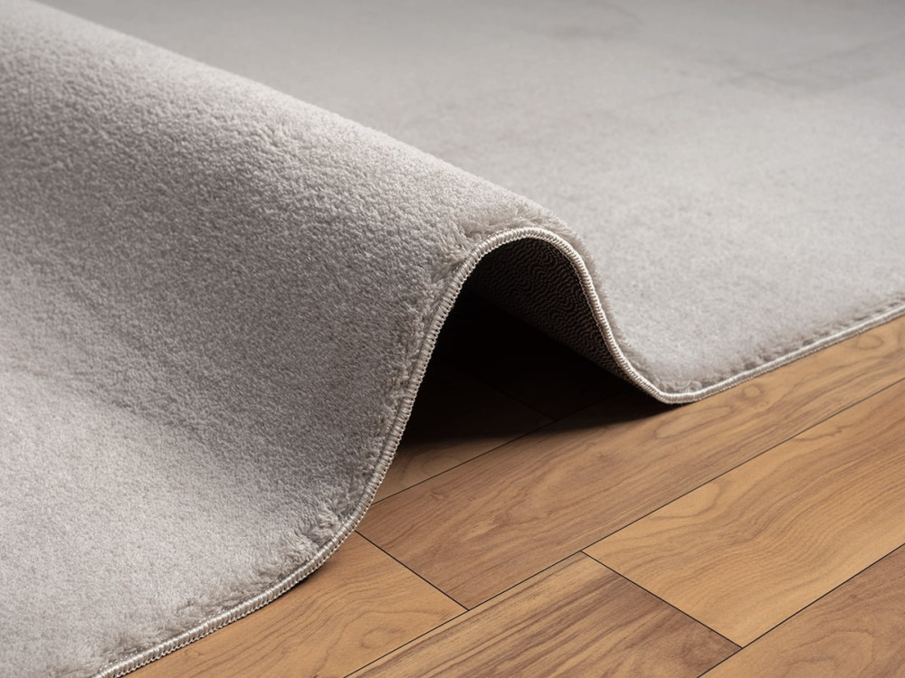 Modern szőnyeg Palm Plüss (Send) Kerek 80cm Homok