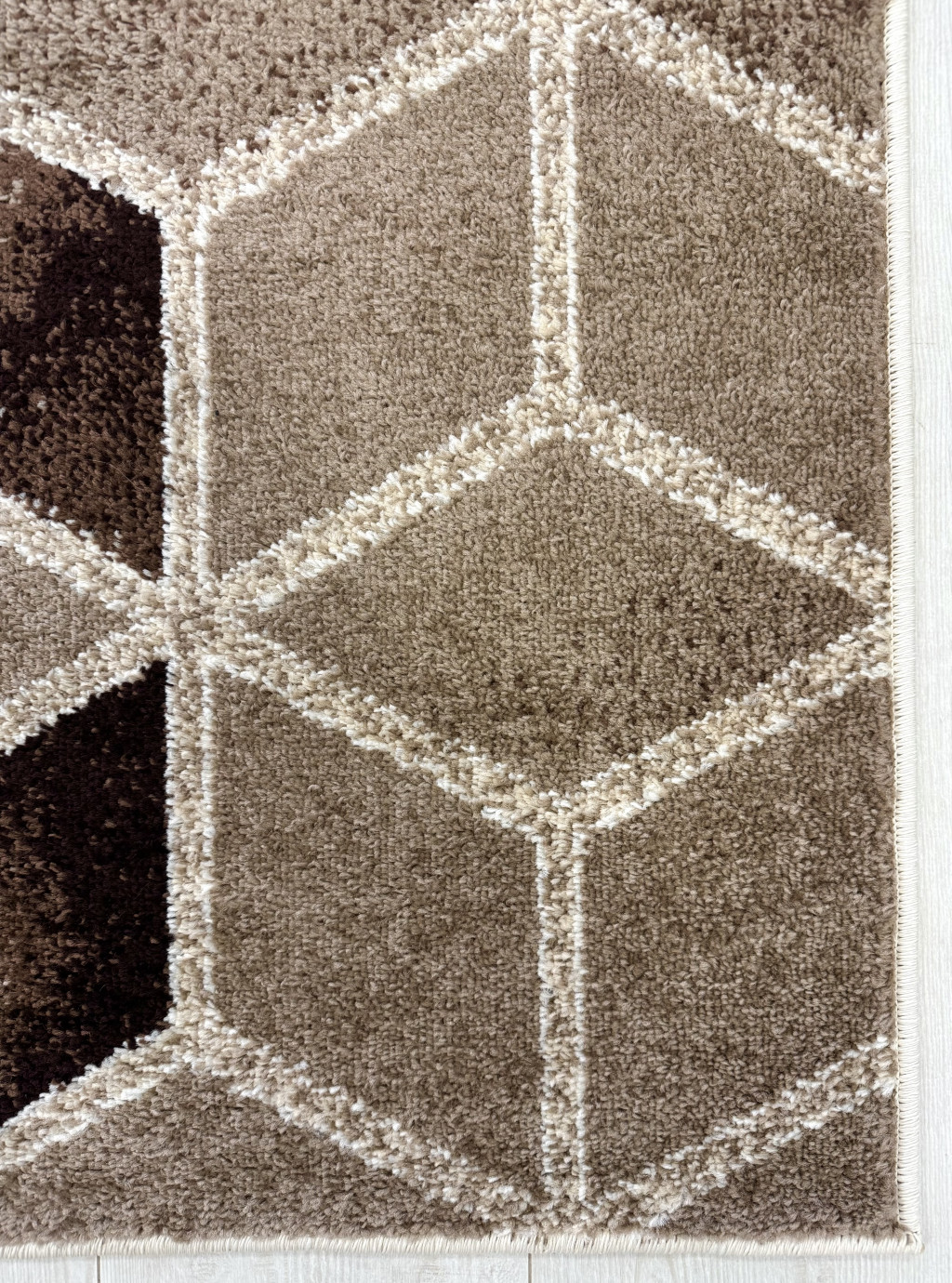 Modern szőnyeg Torino 353 (Beige) 60x220cm Bézs