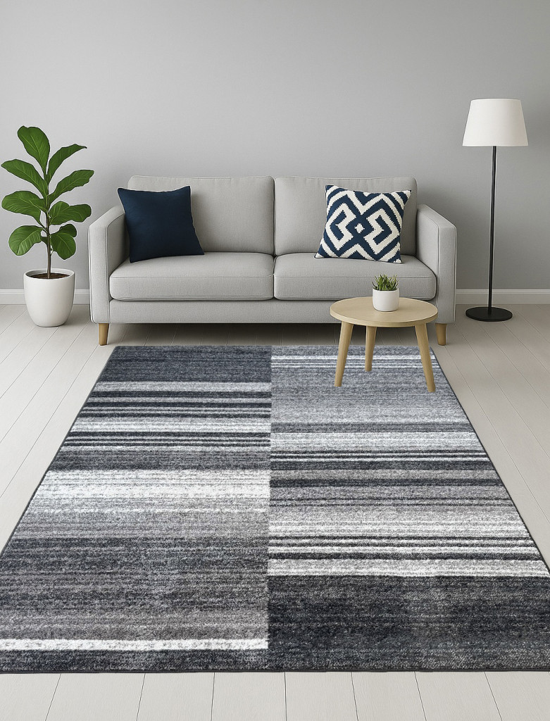 Modern szőnyeg Torino 9145 (Gray) 80x150cm Szürke