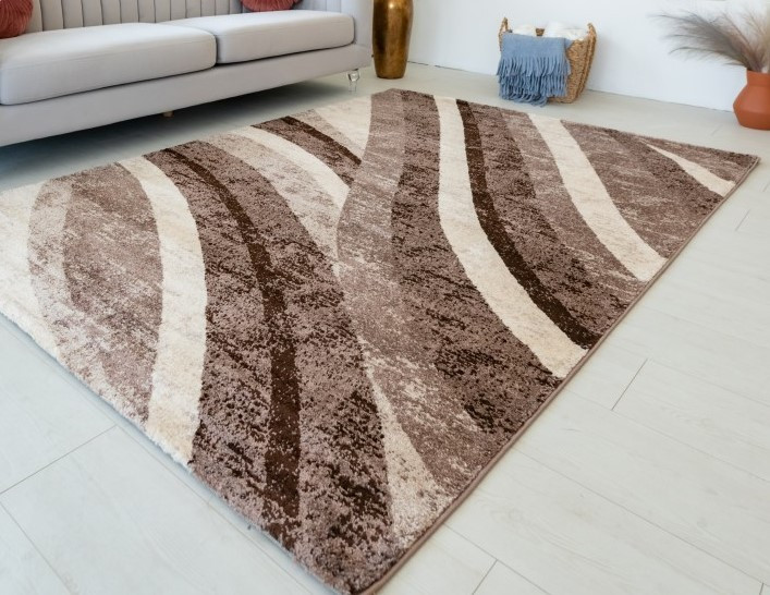 Modern szőnyeg Alina 2455 (Brown) 200x280cm Bézs