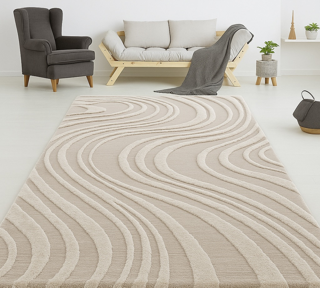 Modern szőnyeg Cozy Lux 3325 (Beige) 60x110cm Bézs-Krém