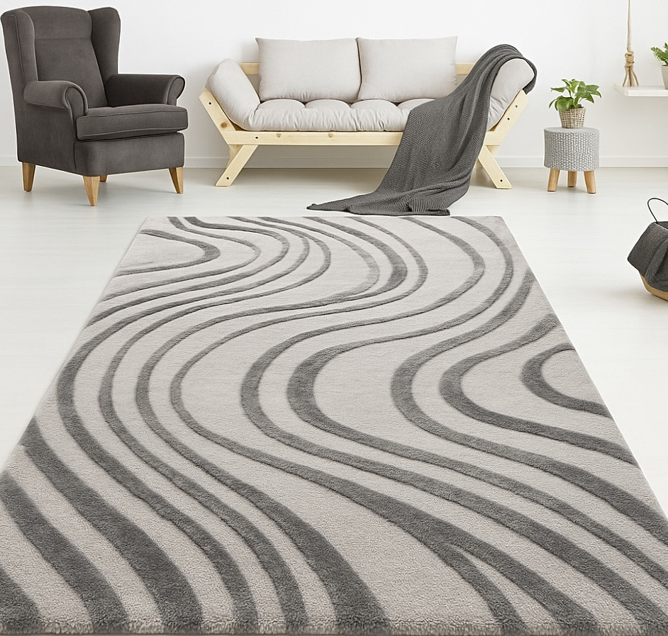 Modern szőnyeg Cozy Lux 3325 (L.Grey) 120x170cm Szürke AKCIÓS