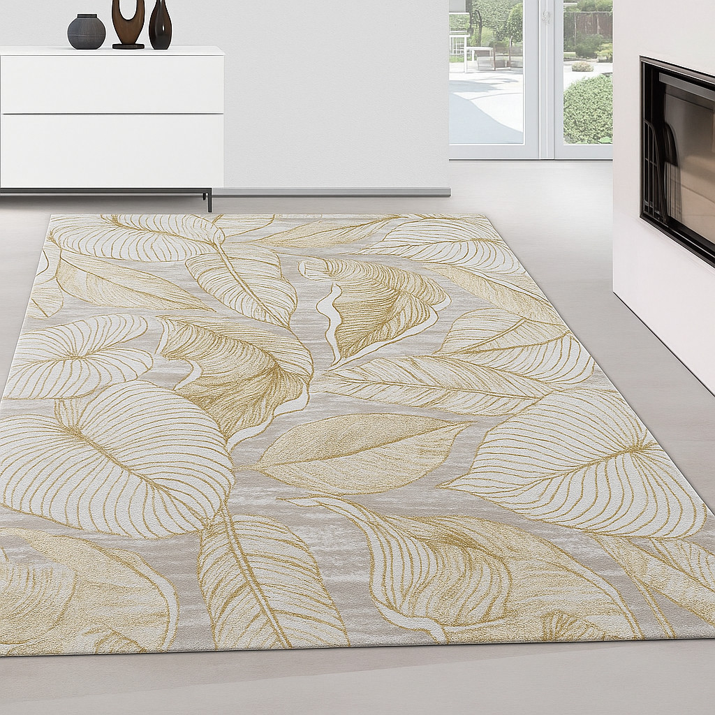 Modern szőnyeg Marble 1482 (Gold) 120x170cm Krém-Arany