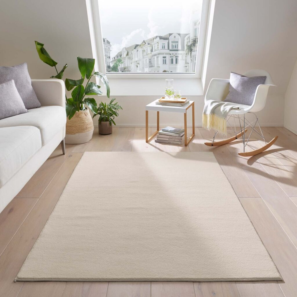Modern szőnyeg Puha Sherpa (Cream) Krém 120x170cm