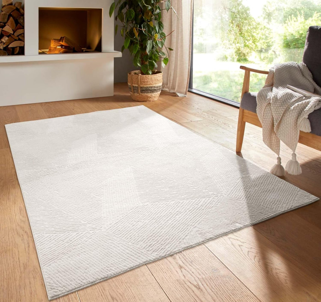 Modern szőnyeg Rio 3D Fay (Cream) 80x150cm Krém