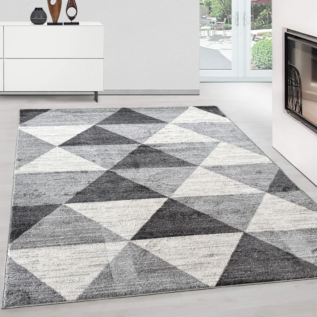 Modern szőnyeg Torino 4580 (Gray) 60x110cm Szürke