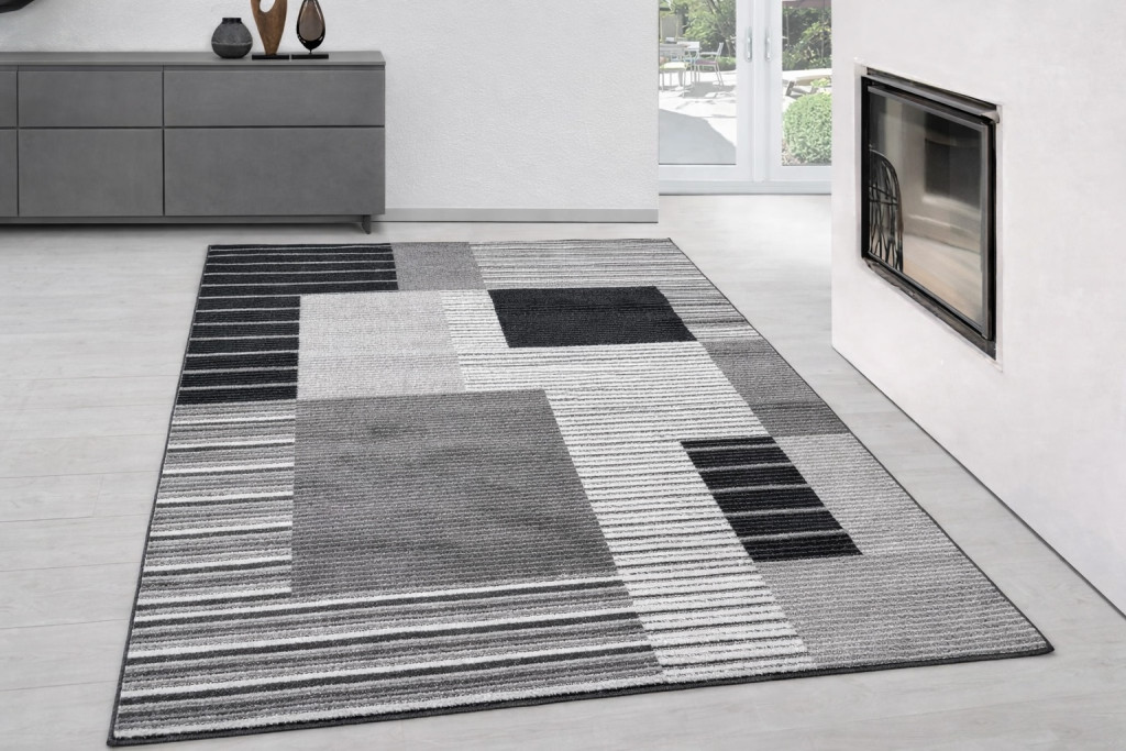 Modern szőnyeg Torino 5115 (Gray) 80x150cm Szürke