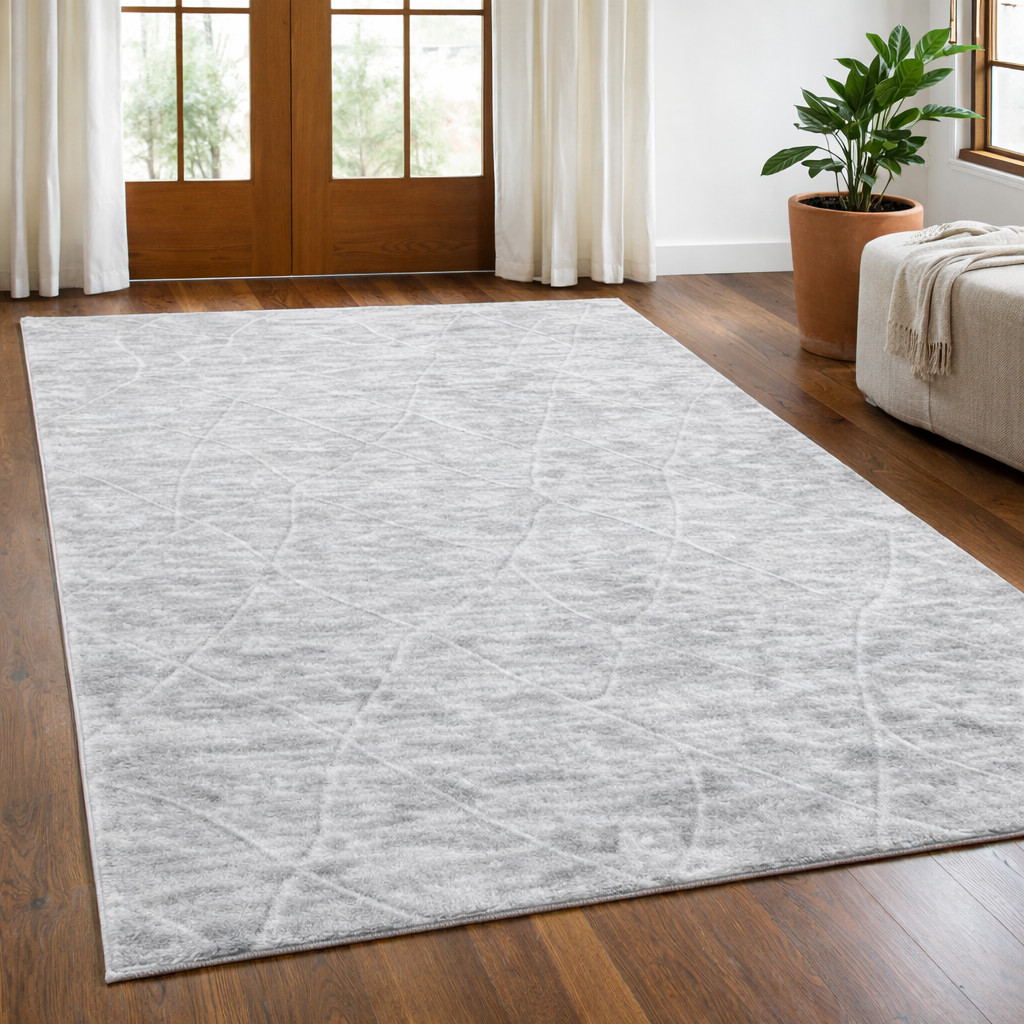 Modern szőnyeg Vitrin puha rombusz 2080 (Grey) 200x280cm Szürke