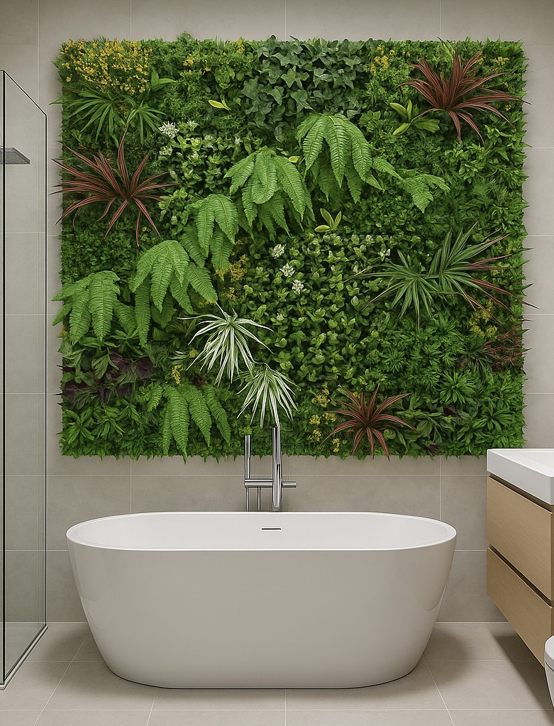 Zöldfal Trópusi Növényekkel Extra Dús 100x100cm